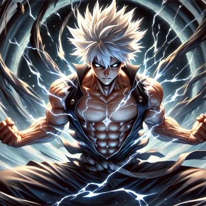 オカルンが覚醒した瞬間を描いたイメージ画