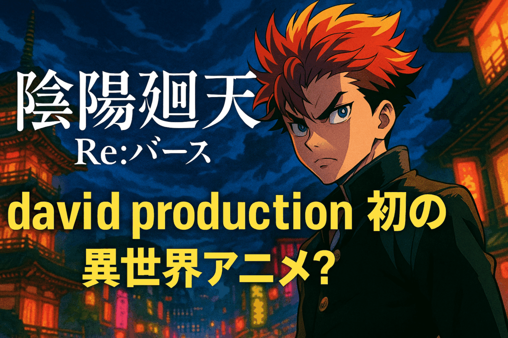 陰陽廻天 Re:バースとは?david production初の異世界アニメ