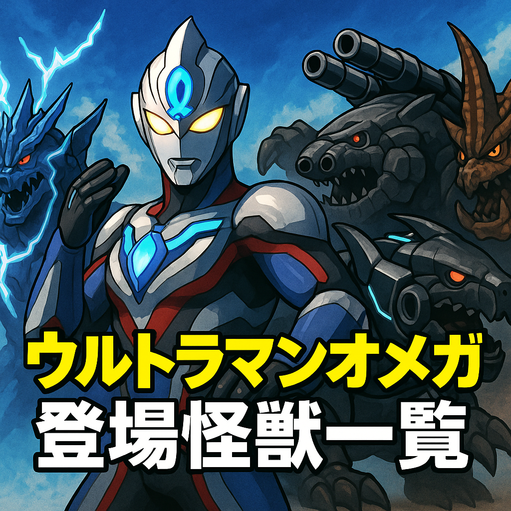 ウルトラマンオメガに登場する怪獣一覧と注目パートナー怪獣